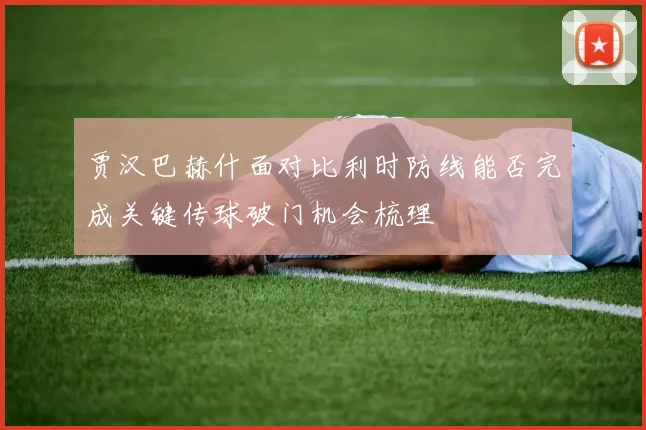 贾汉巴赫什面对比利时防线能否完成关键传球破门机会梳理